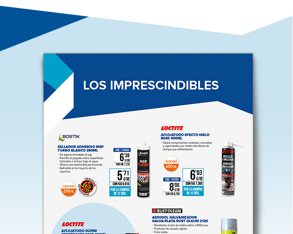 Los imprescindibles en consumibles